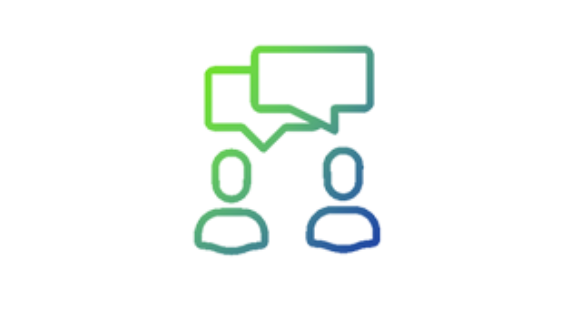 two people conversation