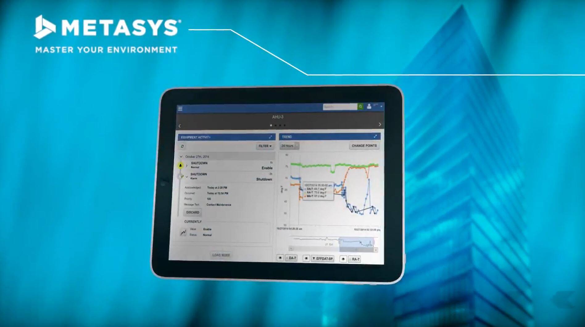 Metasys User Interface image