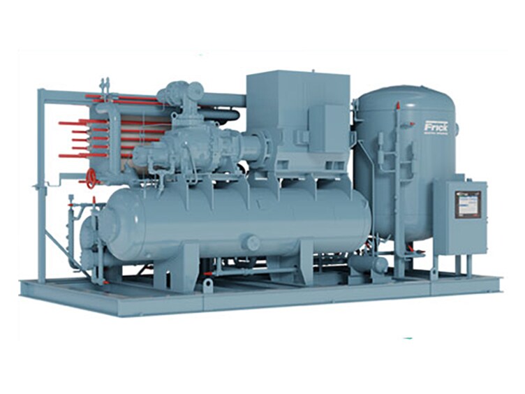Display of FRICK® SmartPac™ Heat Pump