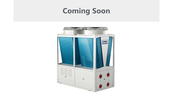YORK® YMAE Heatpump with text caption coming soon