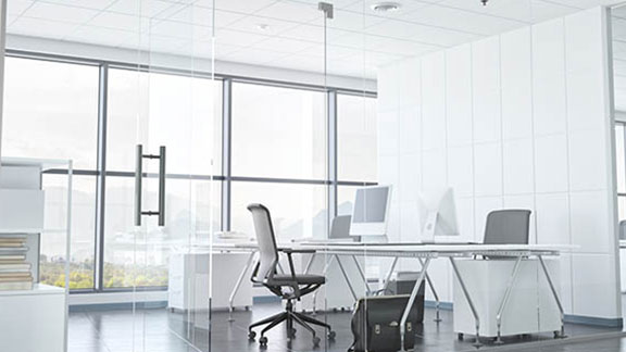 interiors of an office 